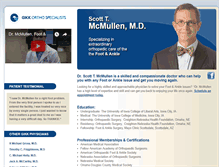 Tablet Screenshot of drmcmullenomaha.com
